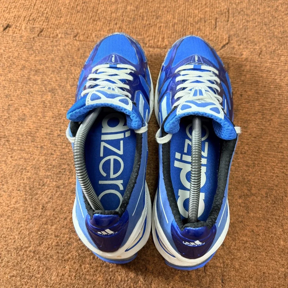 A- gym‎ Adidas Adizero F50 Adiprene+ Running Shoes Mens Blue White Sneakers